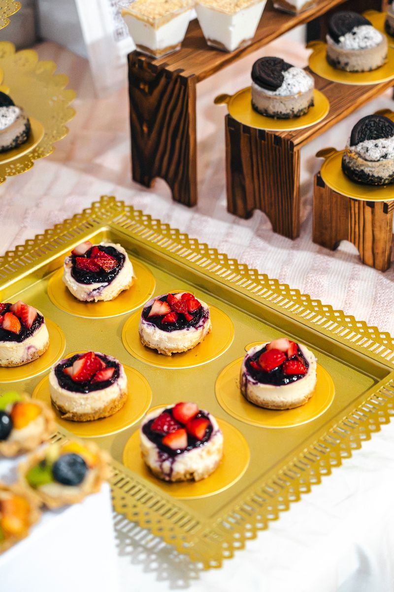 Cheesecakes de frutos rojos